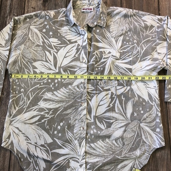 BALFOUR By Bonnie Wehnau Tropical Pattern Blouse - Picture 3 of 8